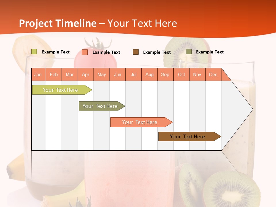 Banana Kiwi Diet PowerPoint Template