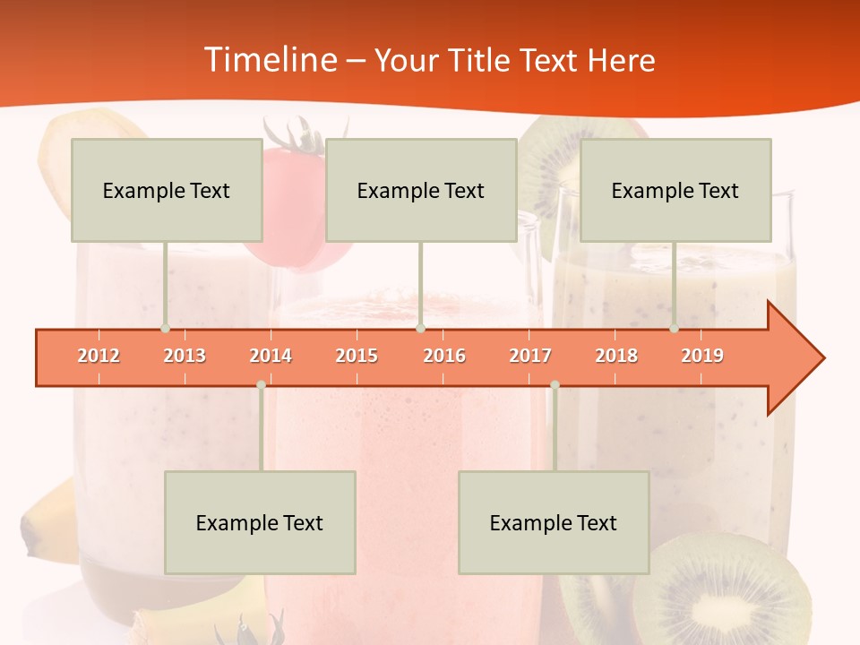 Banana Kiwi Diet PowerPoint Template