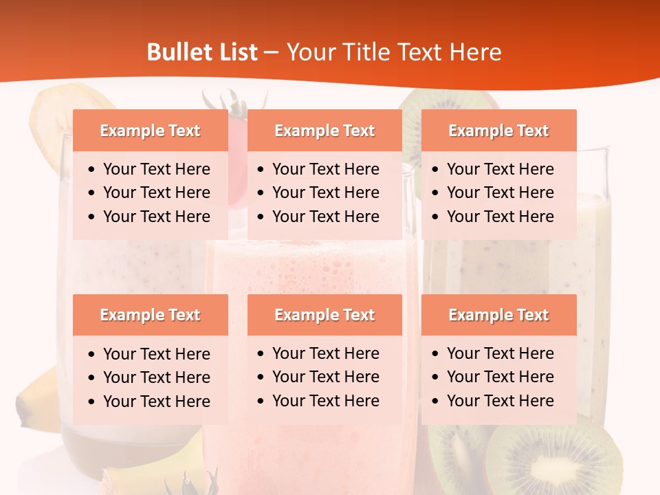 Banana Kiwi Diet PowerPoint Template