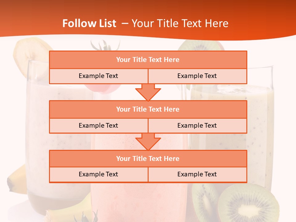 Banana Kiwi Diet PowerPoint Template