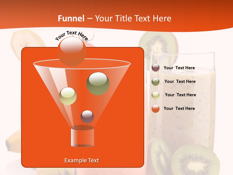 Banana Kiwi Diet PowerPoint Template