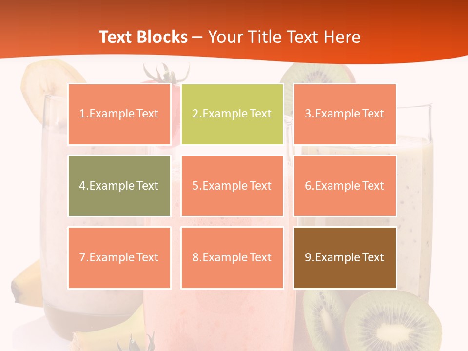 Banana Kiwi Diet PowerPoint Template