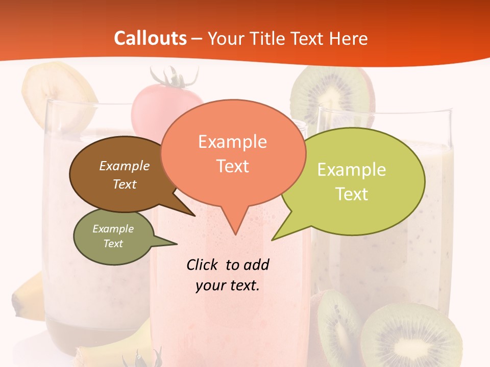 Banana Kiwi Diet PowerPoint Template