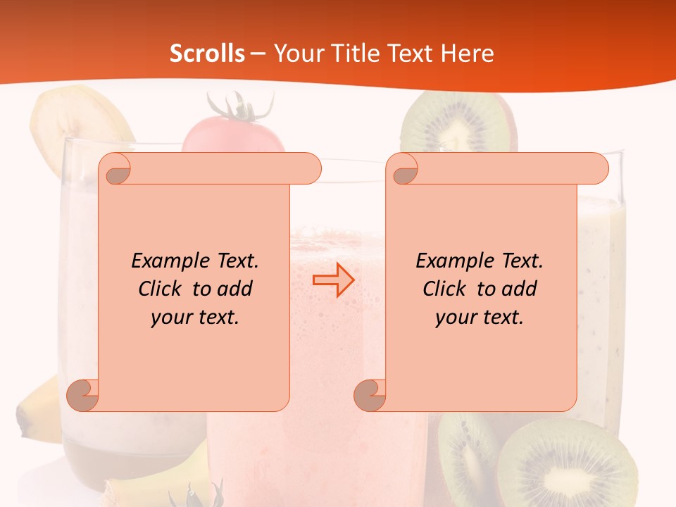 Banana Kiwi Diet PowerPoint Template