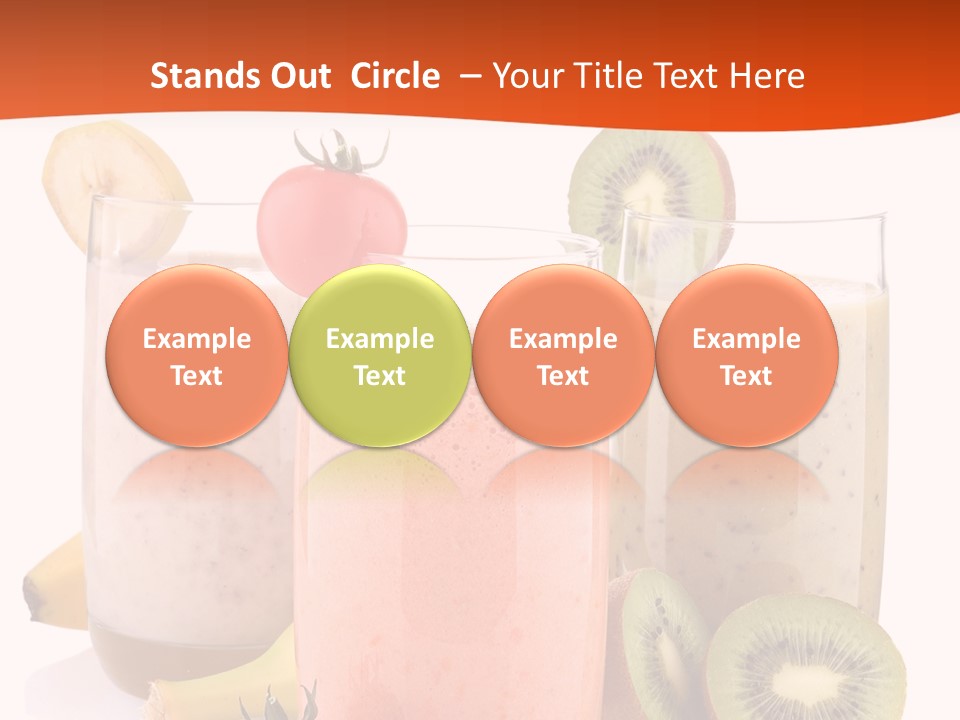 Banana Kiwi Diet PowerPoint Template