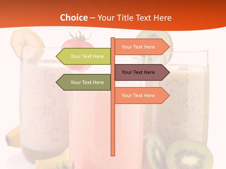 Banana Kiwi Diet PowerPoint Template