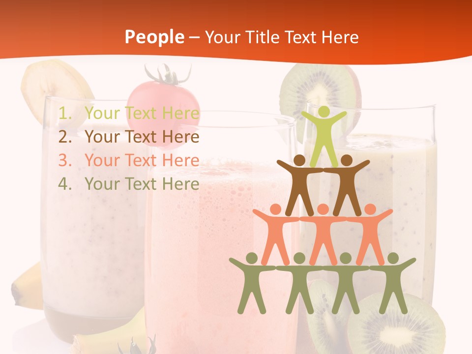 Banana Kiwi Diet PowerPoint Template