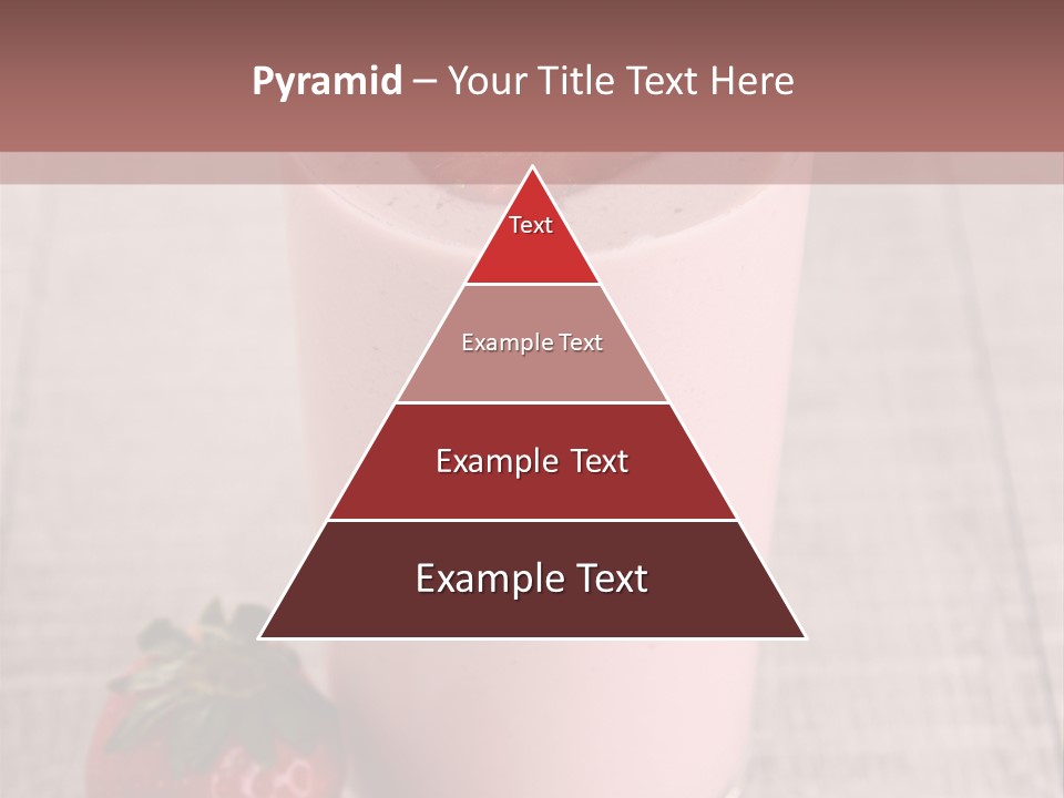 Drink Juicy Strawberry PowerPoint Template