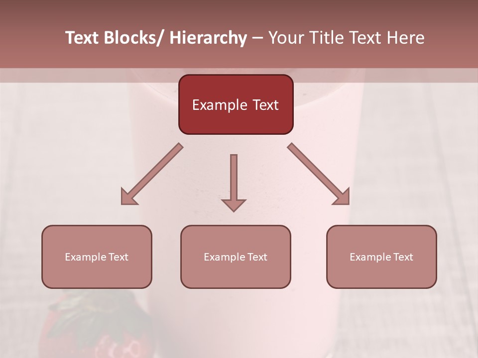 Drink Juicy Strawberry PowerPoint Template