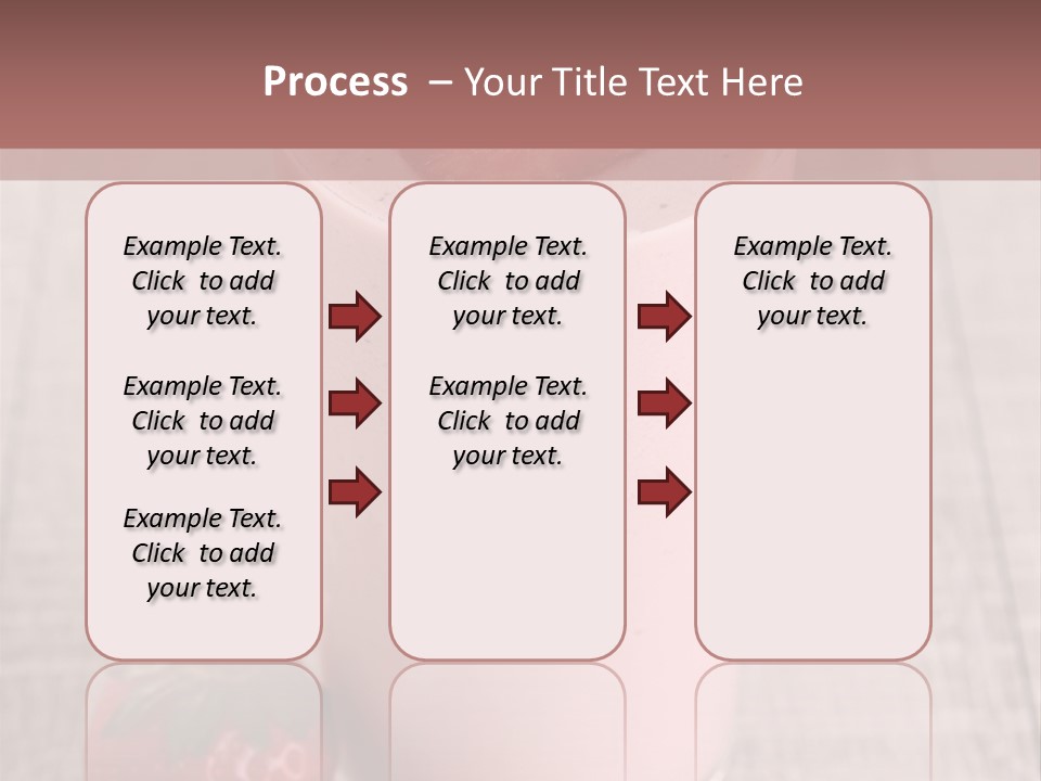 Drink Juicy Strawberry PowerPoint Template