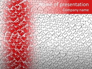 Greeting Valentine Color PowerPoint Template