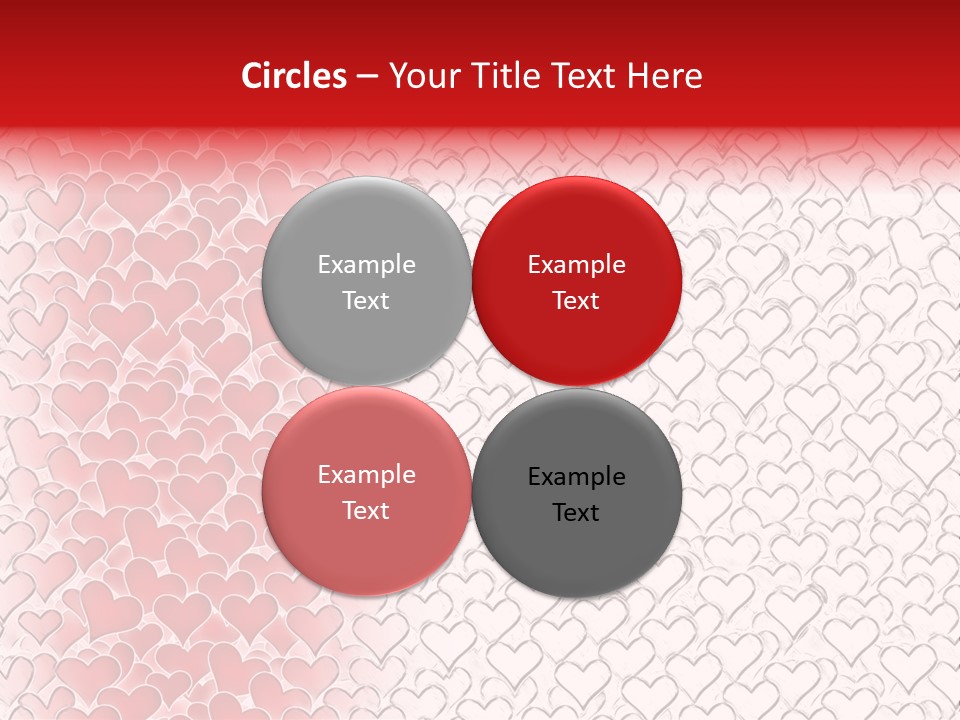 Greeting Valentine Color PowerPoint Template