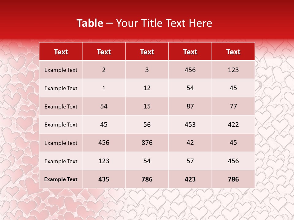 Greeting Valentine Color PowerPoint Template