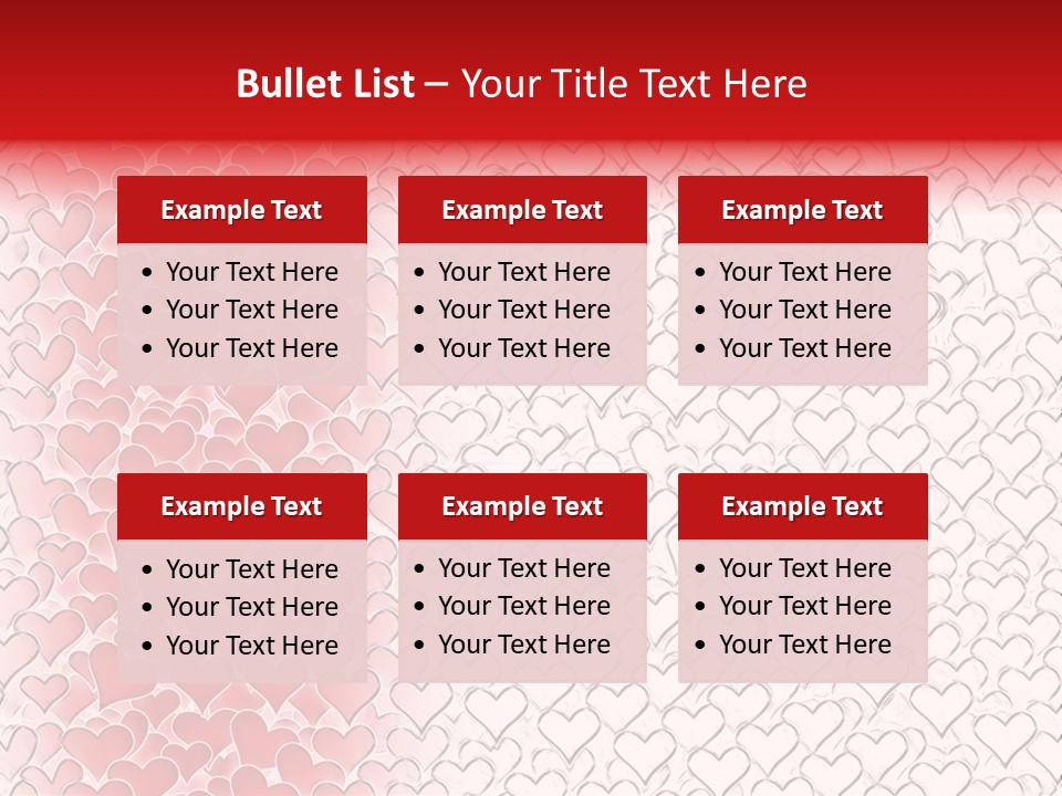 Greeting Valentine Color PowerPoint Template