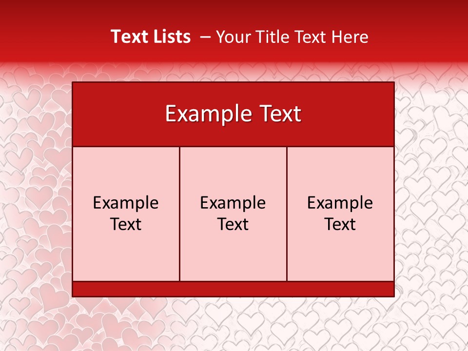 Greeting Valentine Color PowerPoint Template