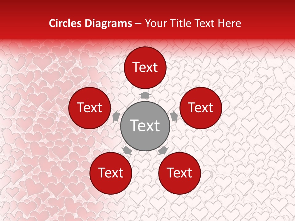 Greeting Valentine Color PowerPoint Template