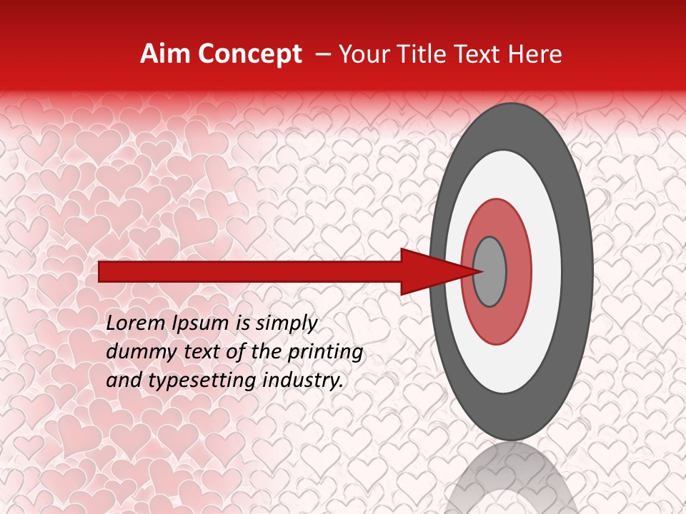 Greeting Valentine Color PowerPoint Template