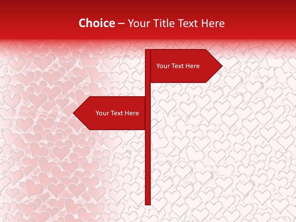 Greeting Valentine Color PowerPoint Template