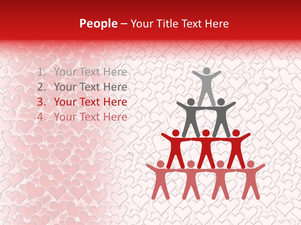 Greeting Valentine Color PowerPoint Template