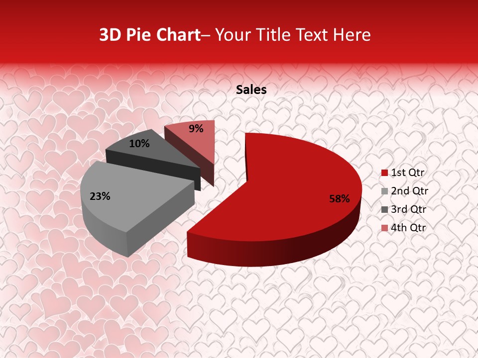 Greeting Valentine Color PowerPoint Template