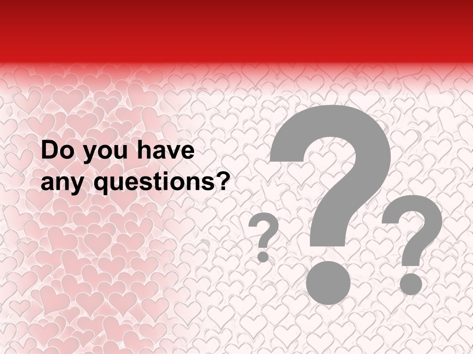 Greeting Valentine Color PowerPoint Template