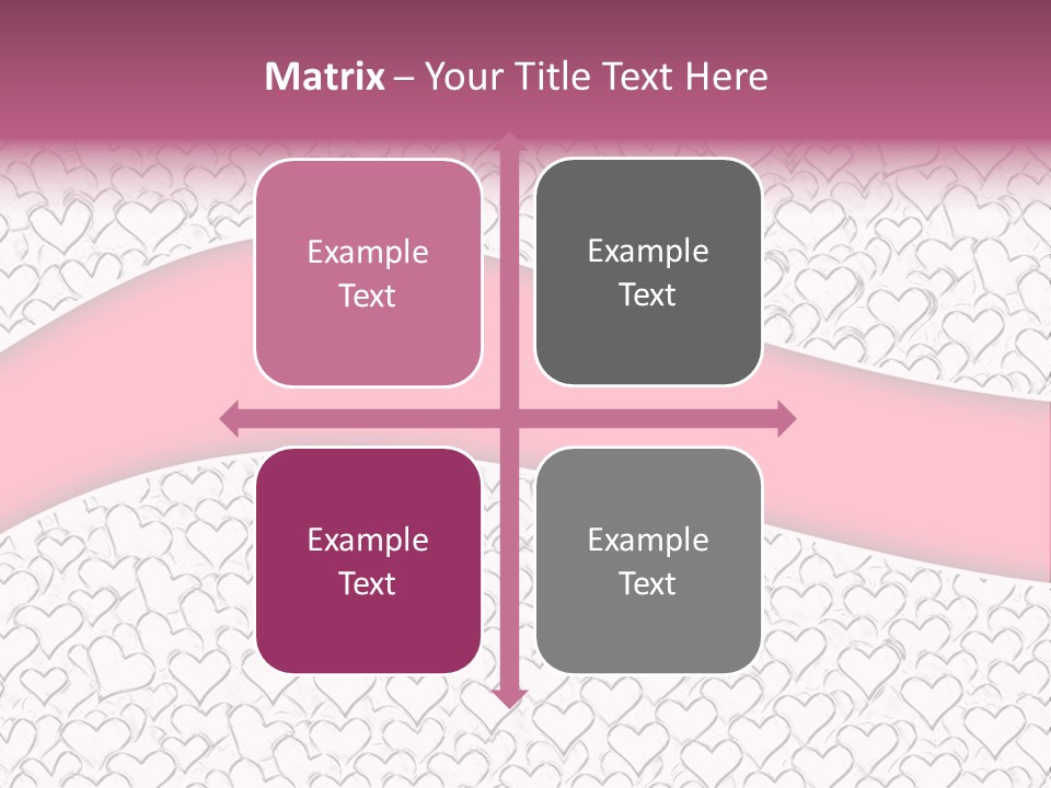 Color Valentine's Marriage PowerPoint Template