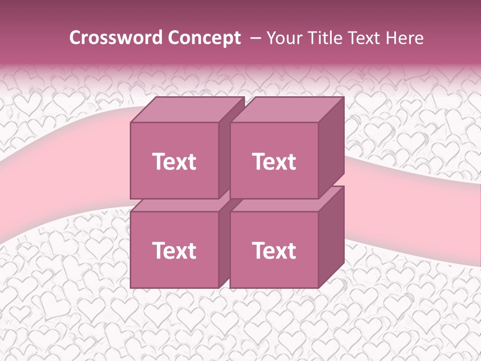 Color Valentine's Marriage PowerPoint Template