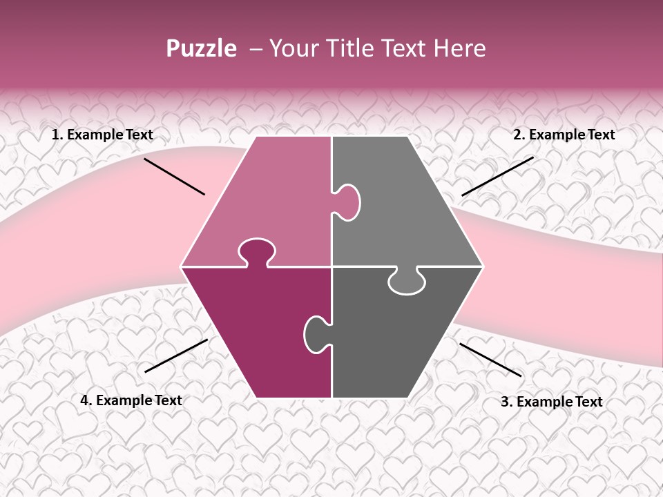 Color Valentine's Marriage PowerPoint Template