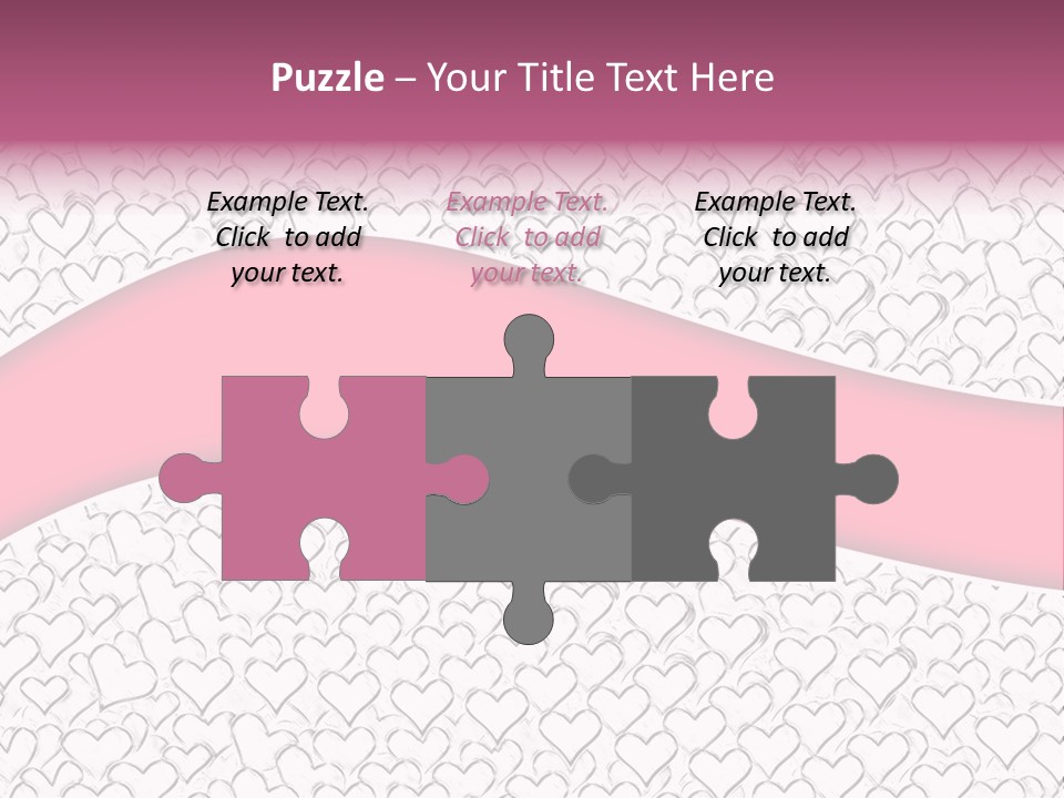 Color Valentine's Marriage PowerPoint Template