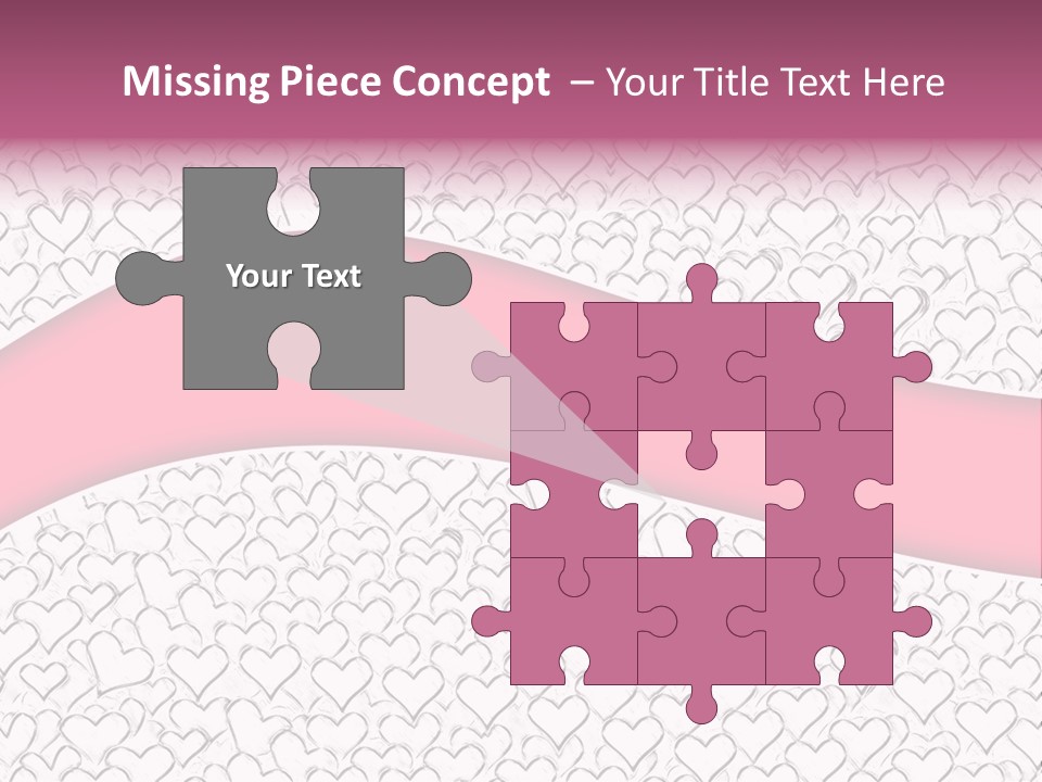 Color Valentine's Marriage PowerPoint Template