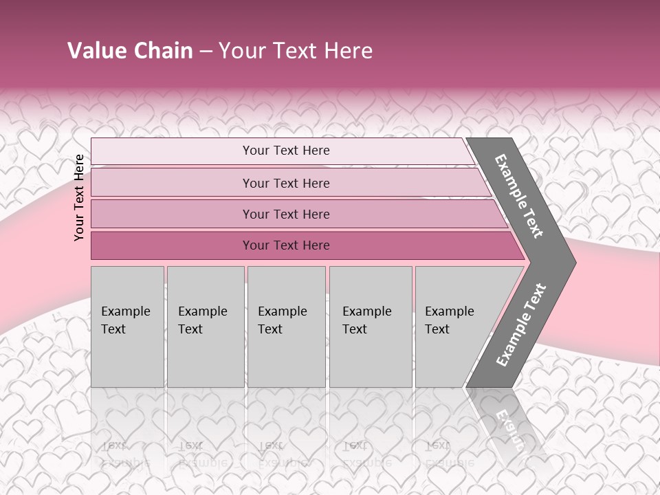 Color Valentine's Marriage PowerPoint Template