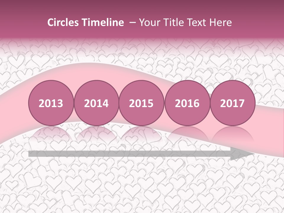 Color Valentine's Marriage PowerPoint Template