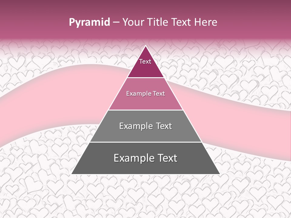 Color Valentine's Marriage PowerPoint Template