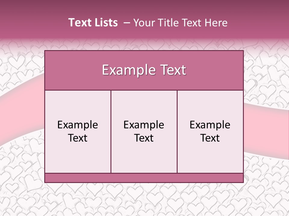 Color Valentine's Marriage PowerPoint Template