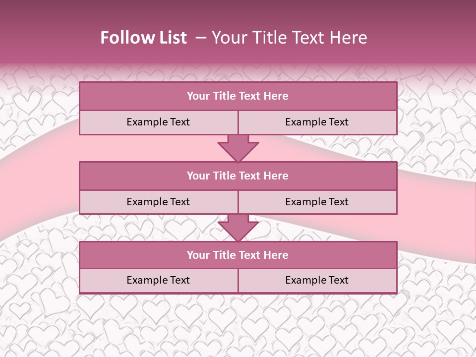 Color Valentine's Marriage PowerPoint Template