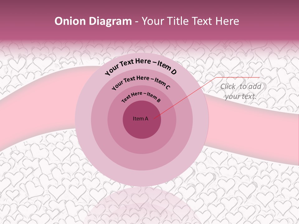 Color Valentine's Marriage PowerPoint Template