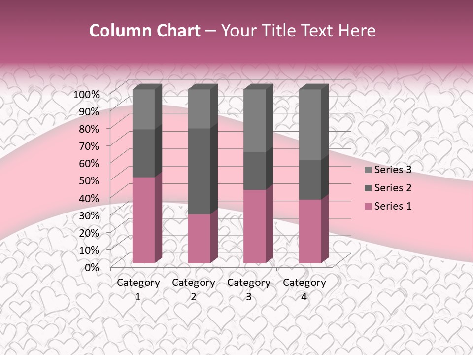 Color Valentine's Marriage PowerPoint Template