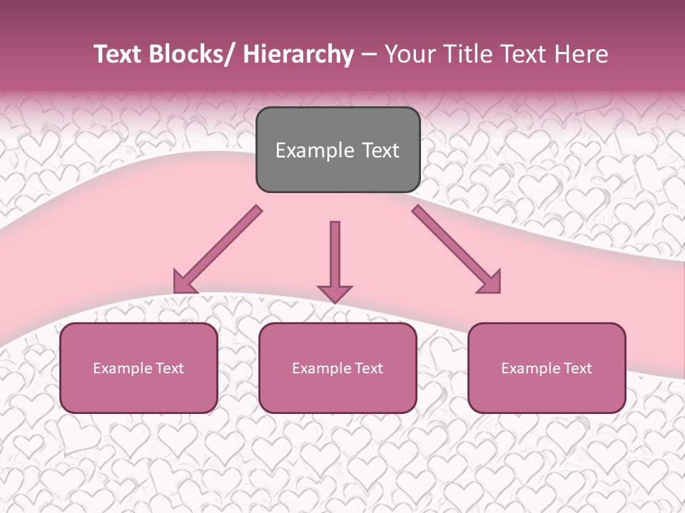 Color Valentine's Marriage PowerPoint Template