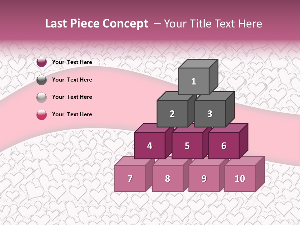 Color Valentine's Marriage PowerPoint Template