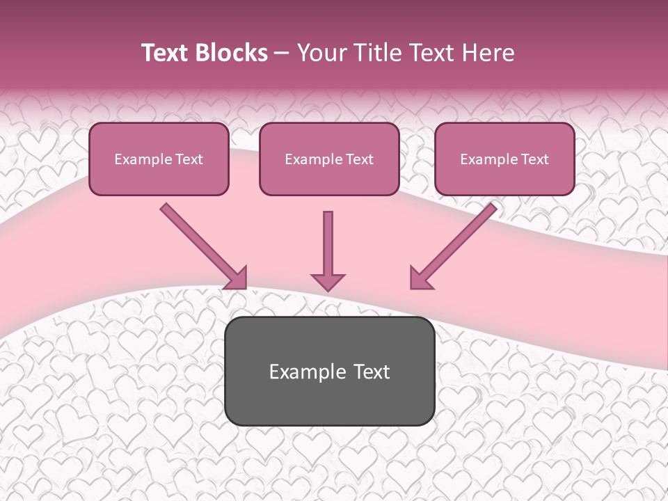 Color Valentine's Marriage PowerPoint Template