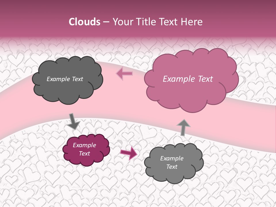 Color Valentine's Marriage PowerPoint Template