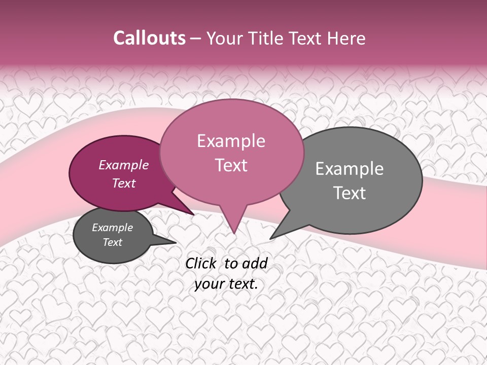 Color Valentine's Marriage PowerPoint Template