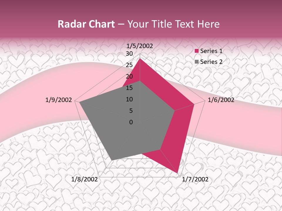 Color Valentine's Marriage PowerPoint Template