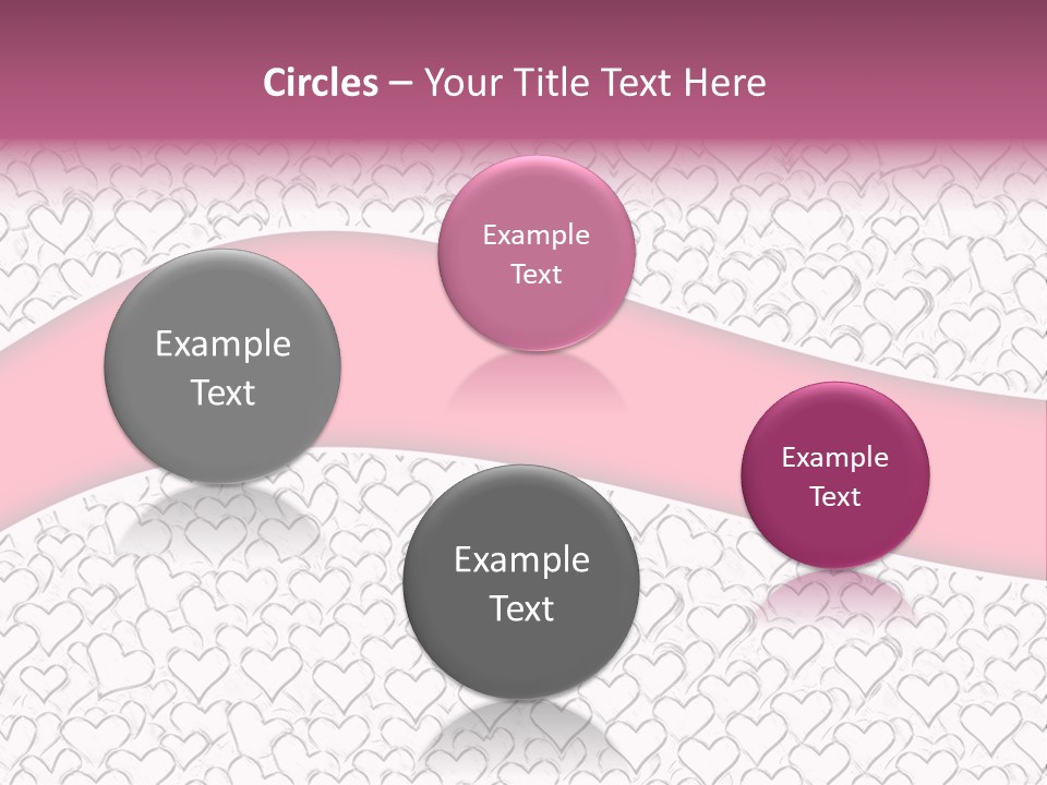 Color Valentine's Marriage PowerPoint Template