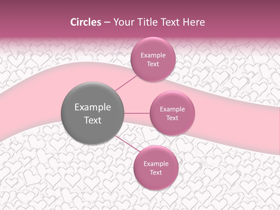 Color Valentine's Marriage PowerPoint Template