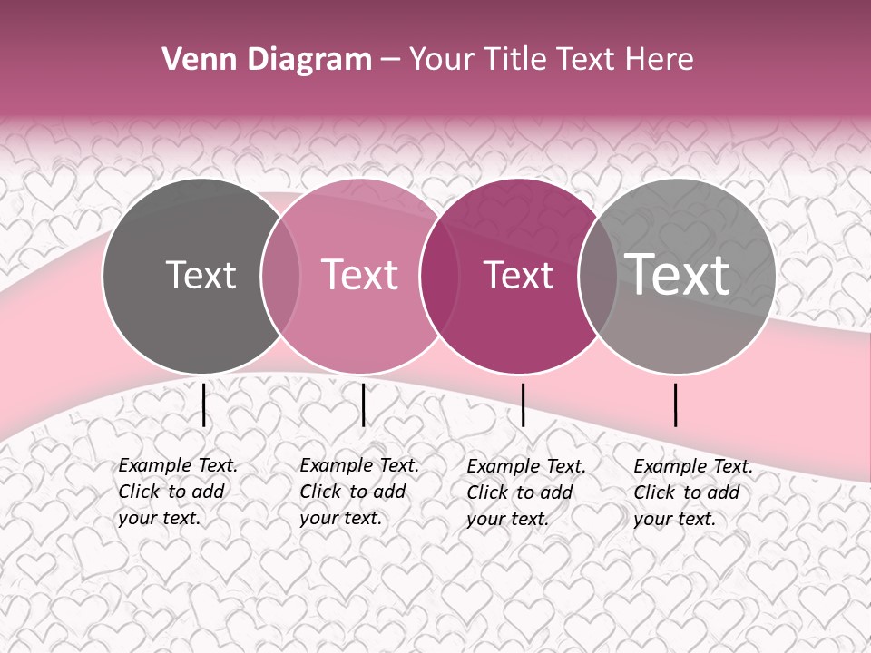 Color Valentine's Marriage PowerPoint Template