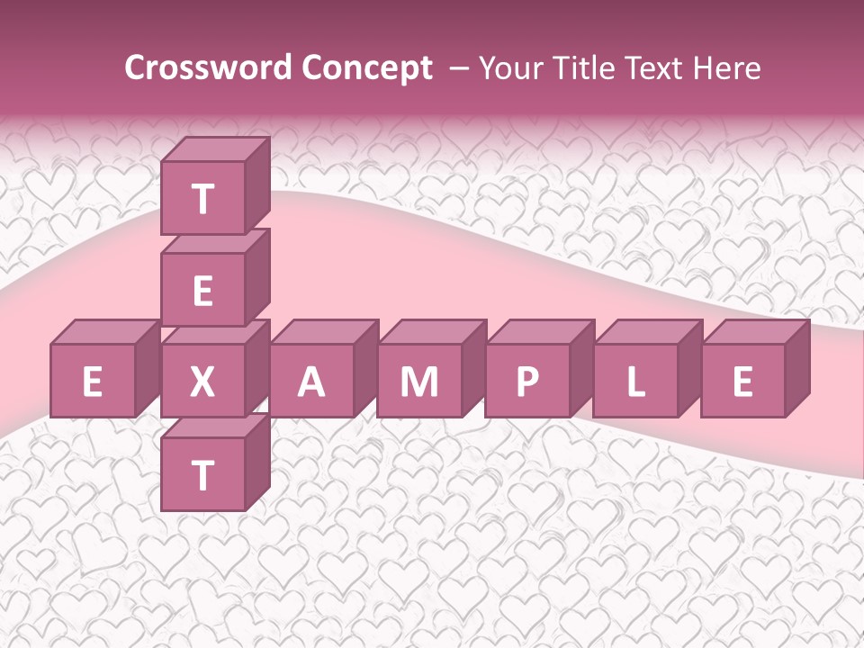 Color Valentine's Marriage PowerPoint Template