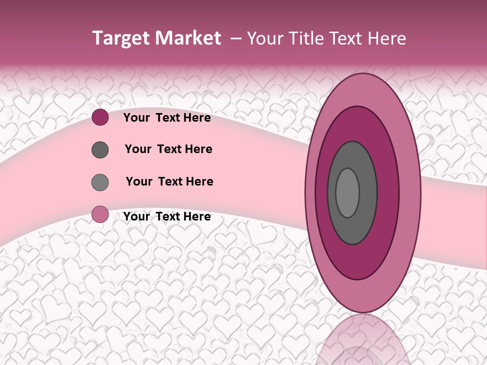 Color Valentine's Marriage PowerPoint Template