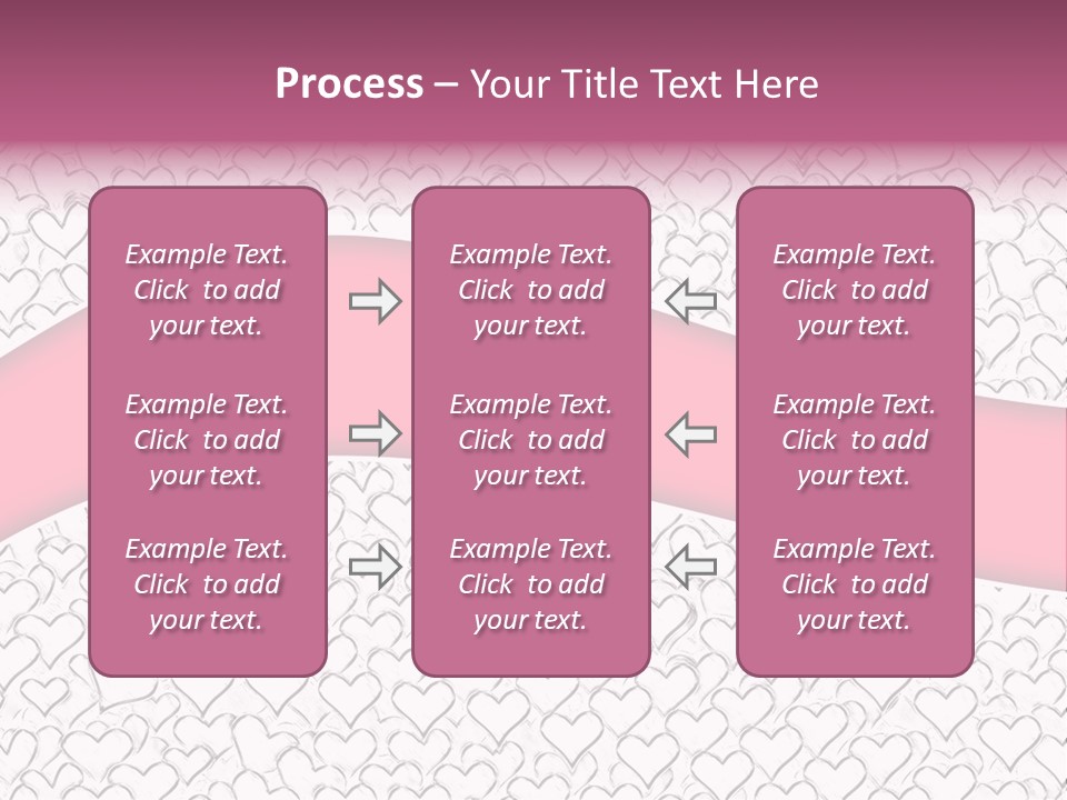 Color Valentine's Marriage PowerPoint Template