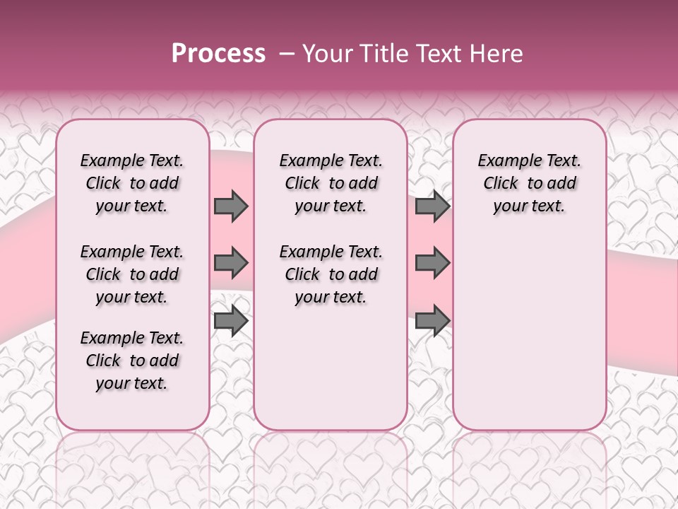 Color Valentine's Marriage PowerPoint Template